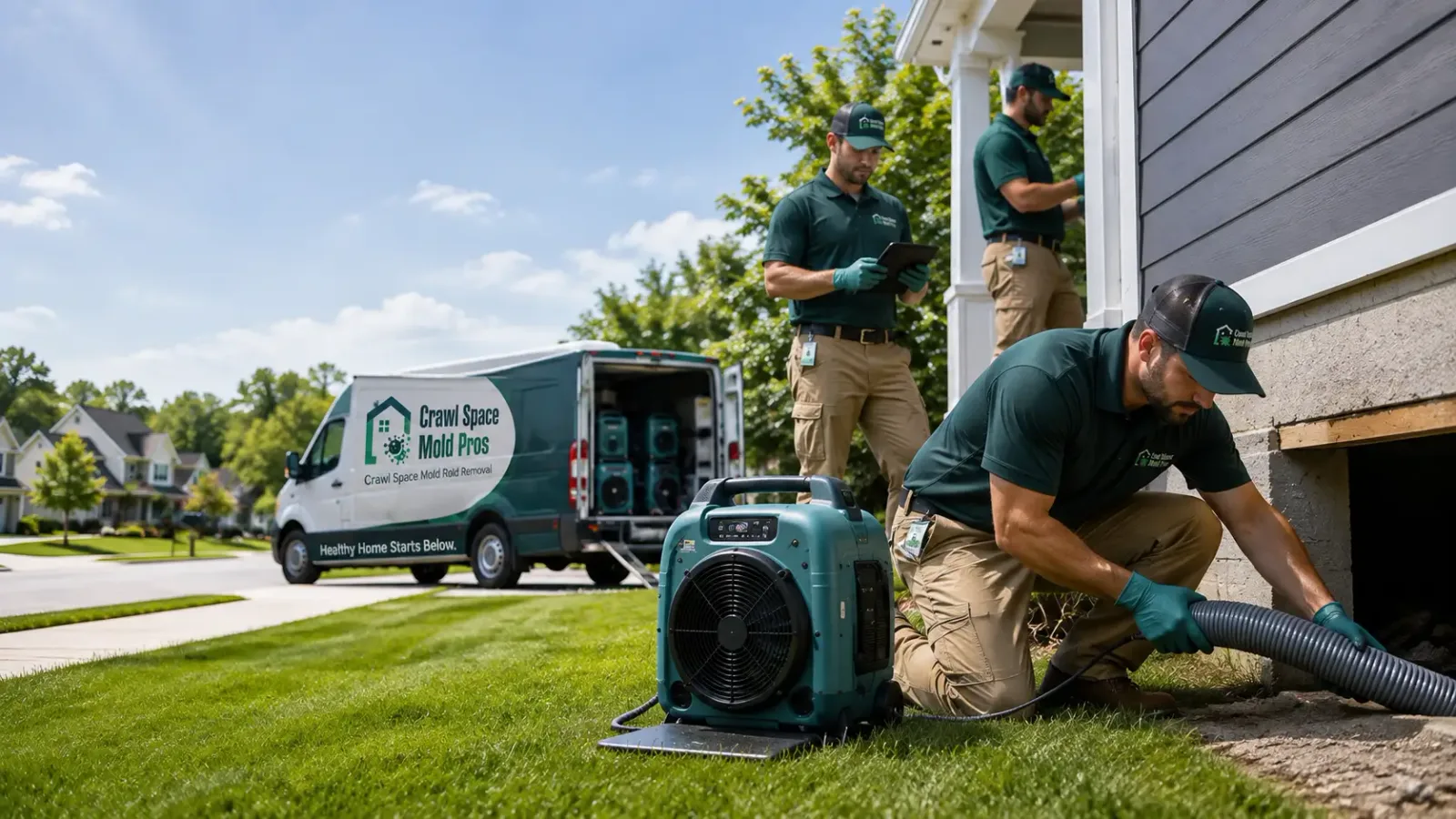 Crawl Space Mold Removal in State Center, IA